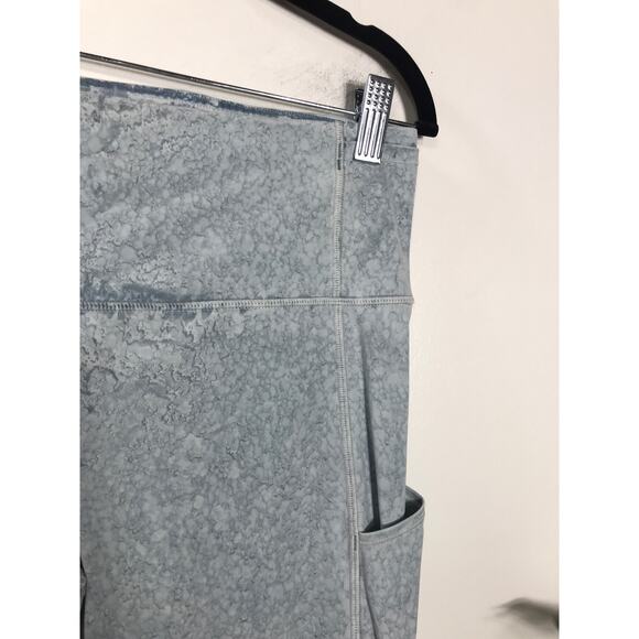 Lululemon Womens Fast & Free Legging Tight 12 Blue Fog Water Athleisure - Picture 4 of 13